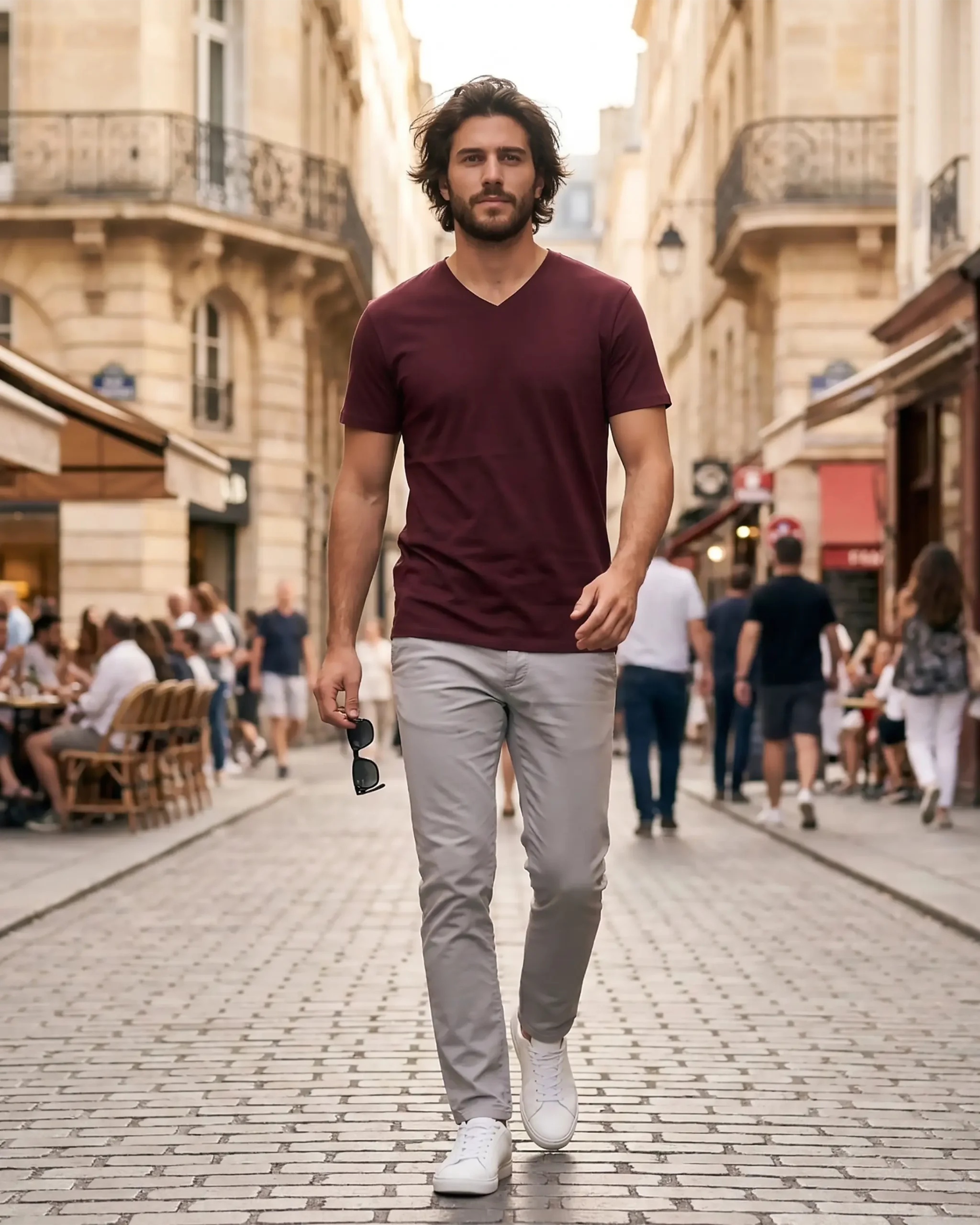 Ανδρικό T-Shirt V-Neck Ανδρικό T-Shirt V-Neck