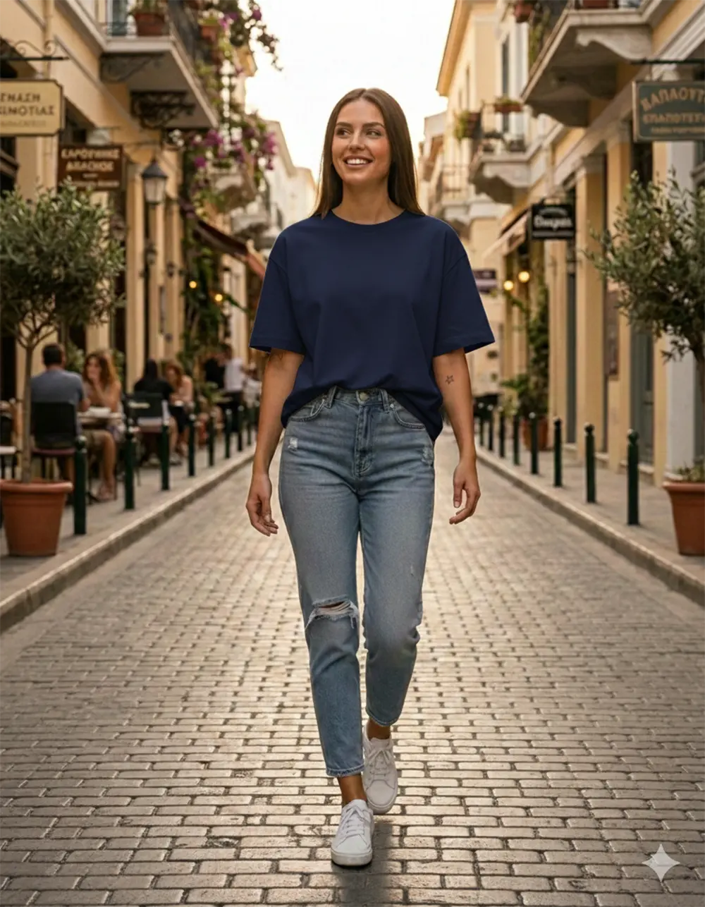 Γυναικείο oversized t-shirt Γυναικείο oversized t-shirt