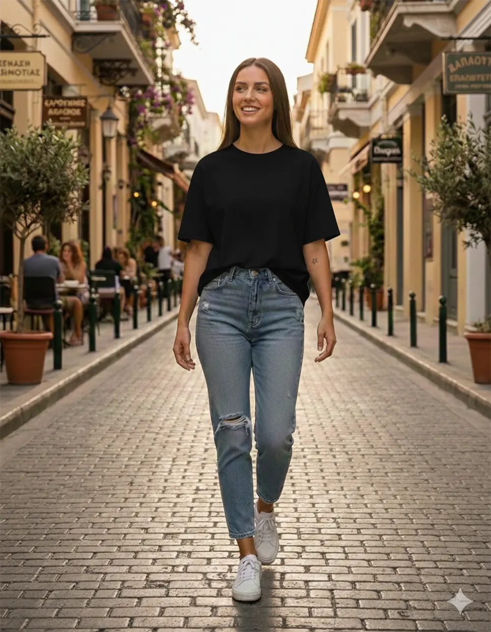 Γυναικείο oversized t-shirt Γυναικείο oversized t-shirt