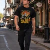 Unisex μαύρο t-shirt με στάμπα Bender Unisex μαύρο t-shirt με στάμπα Bender Kill All Humans σε comic σχέδιο και DTF εκτύπωση υψηλής ποιότητας.